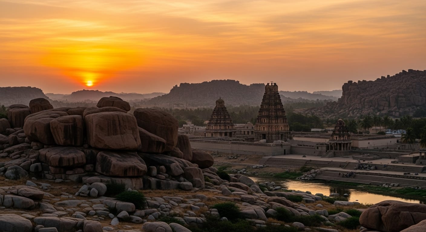 Hampi Captions