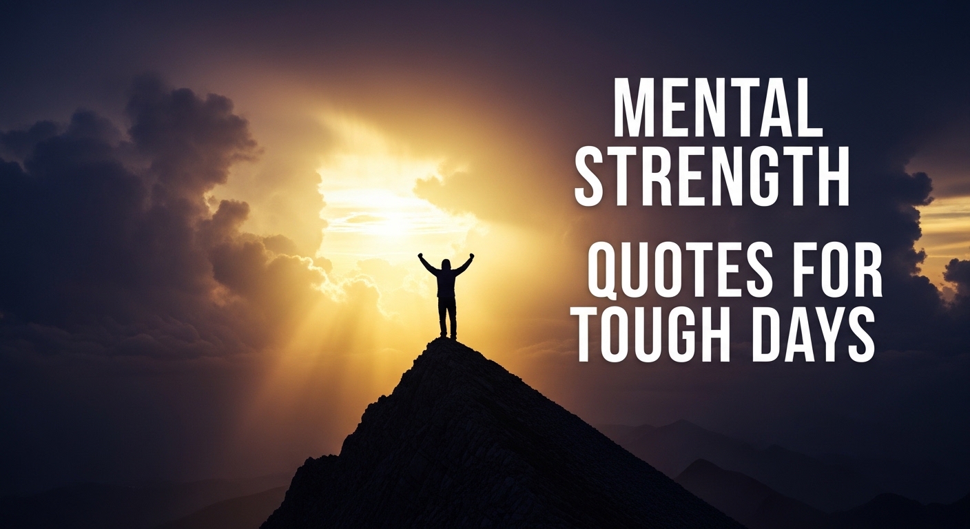 Mental Strength Quotes for Tough Days