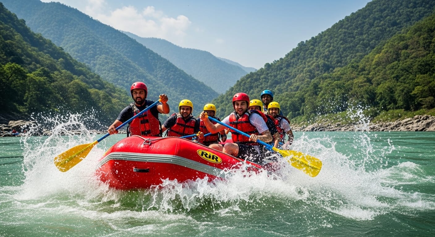 Rishikesh Adventure Captions